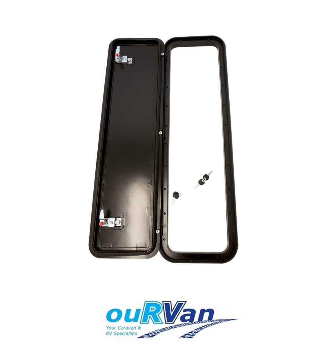 COAST Access Door 5 Black 288 x 953 - M500-240 - Caravan Motorhome RV