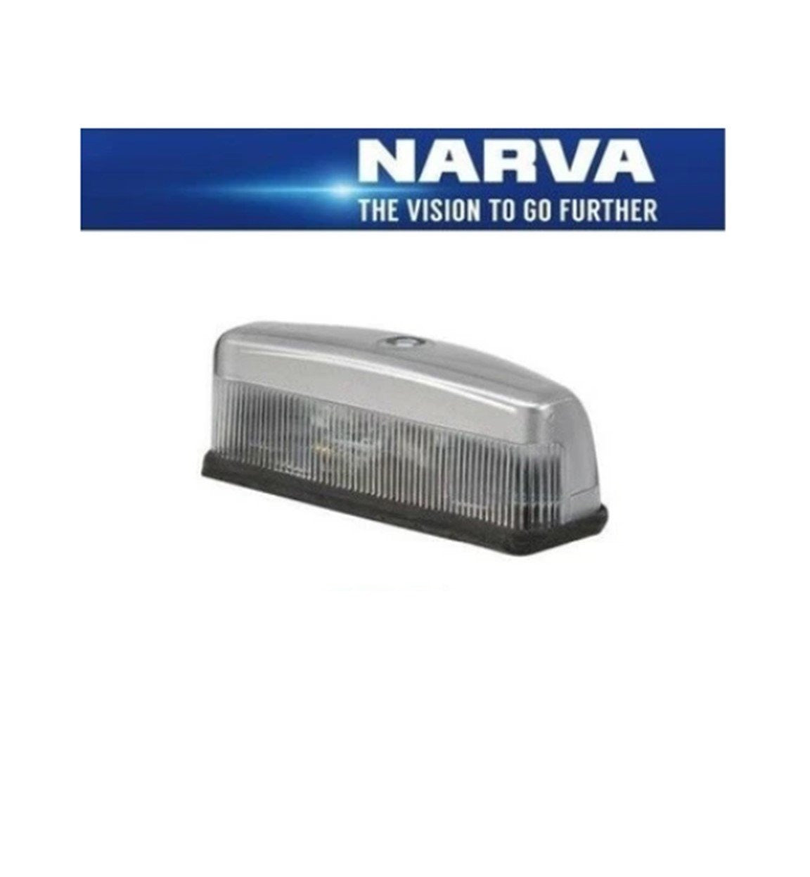 Narva Number Plate Lamp 86060b Silver Jayco Caravan Camper License