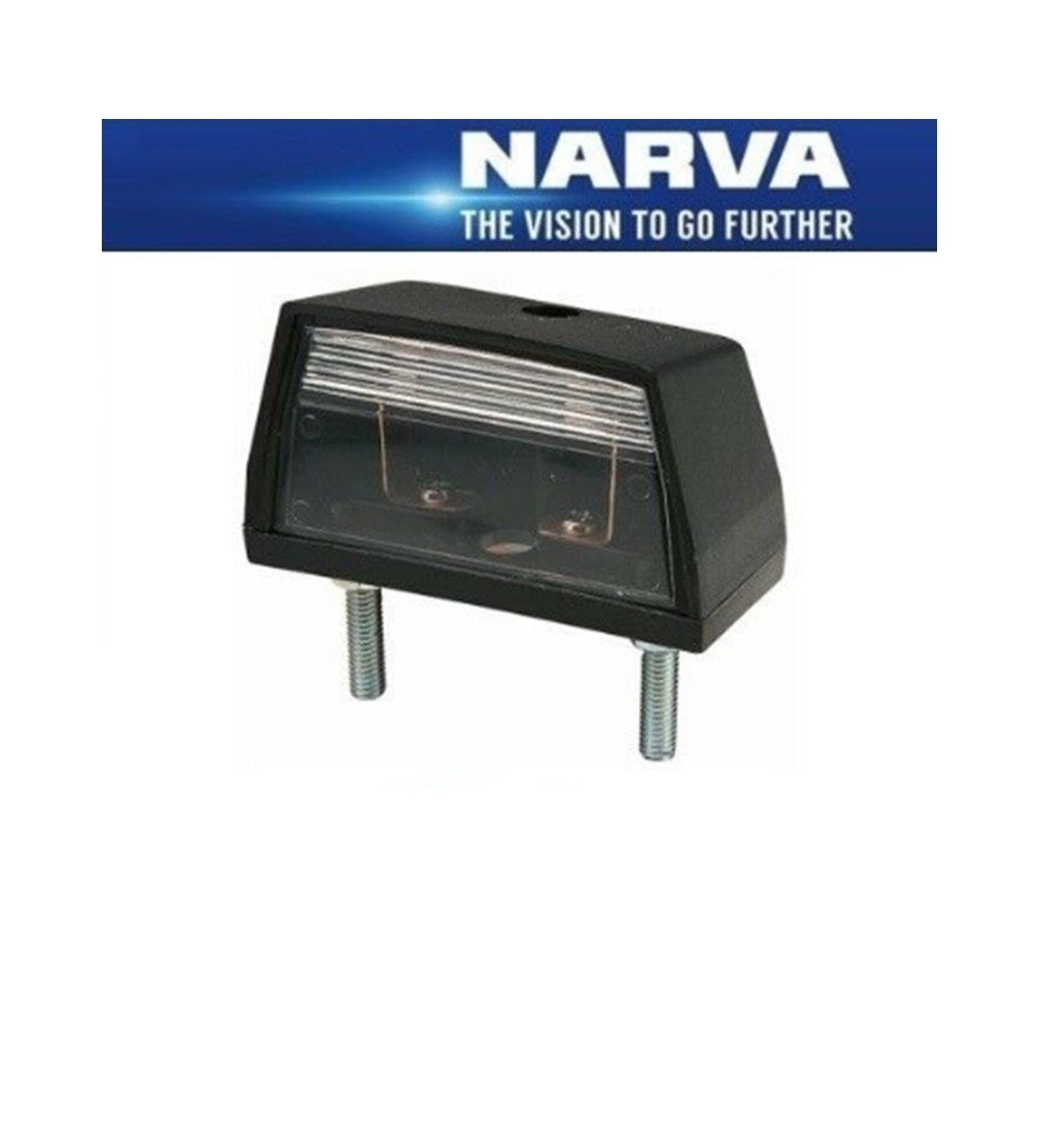 Narva Number Plate Lamp 86540bl Black (86540) Jayco Caravan Camper License