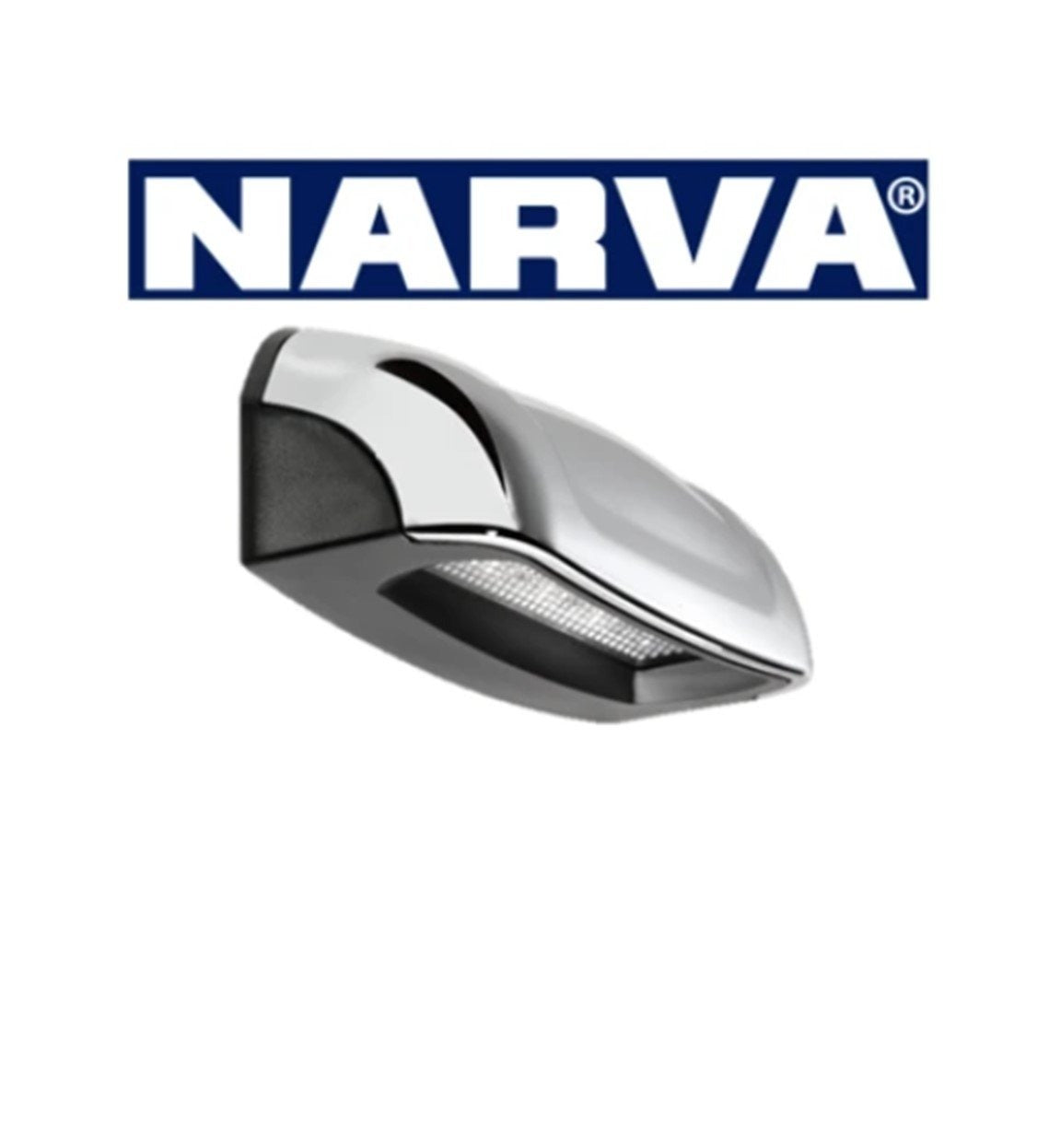 New Narva 90862cbl 10-30v Model 8 Led Licence Plate Lamp Chrome