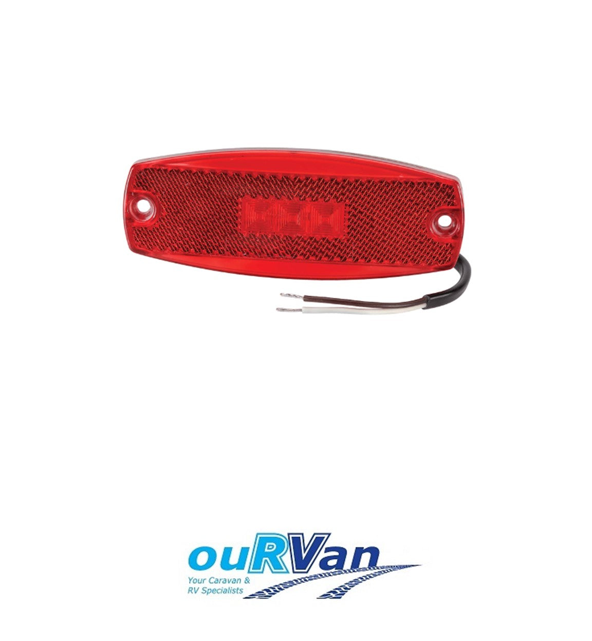 NARVA 9-33V RED LED REAR END OUTLINE MARKER LIGHTWITH IN-BUILT RETRO REFLECTOR 91708