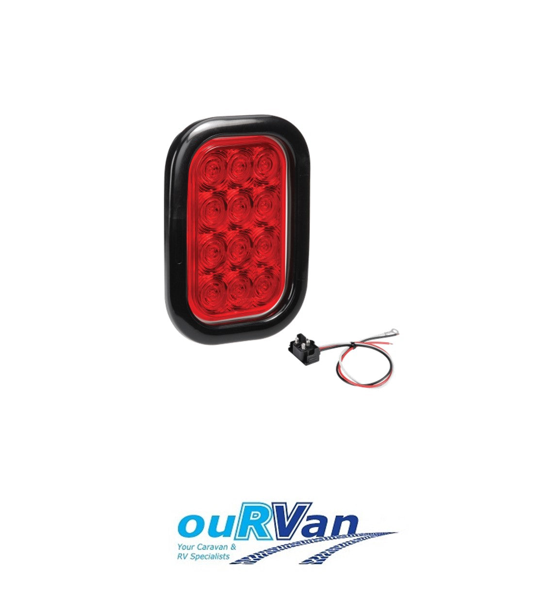 9–33 VOLT L.E.D REAR STOP/TAIL LAMP (RED)