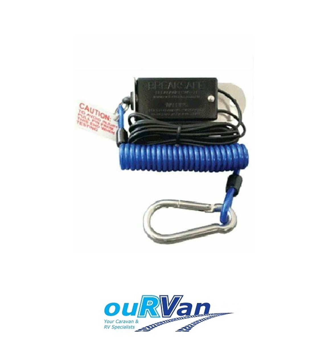 BREAKSAFE SWITCH WITH COIL CABLE FOR BREAKAWAY 6000 - CARAVAN, RV, TRAILER 5000