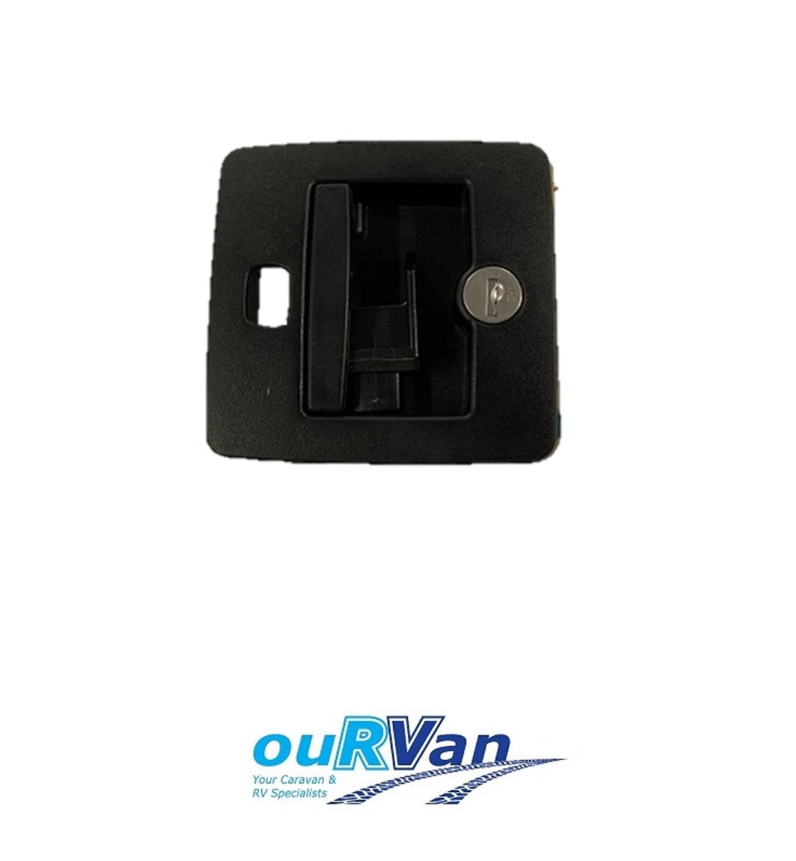 CAMPER DOOR LOCK SET BLACK (PRE 2013) C8513U