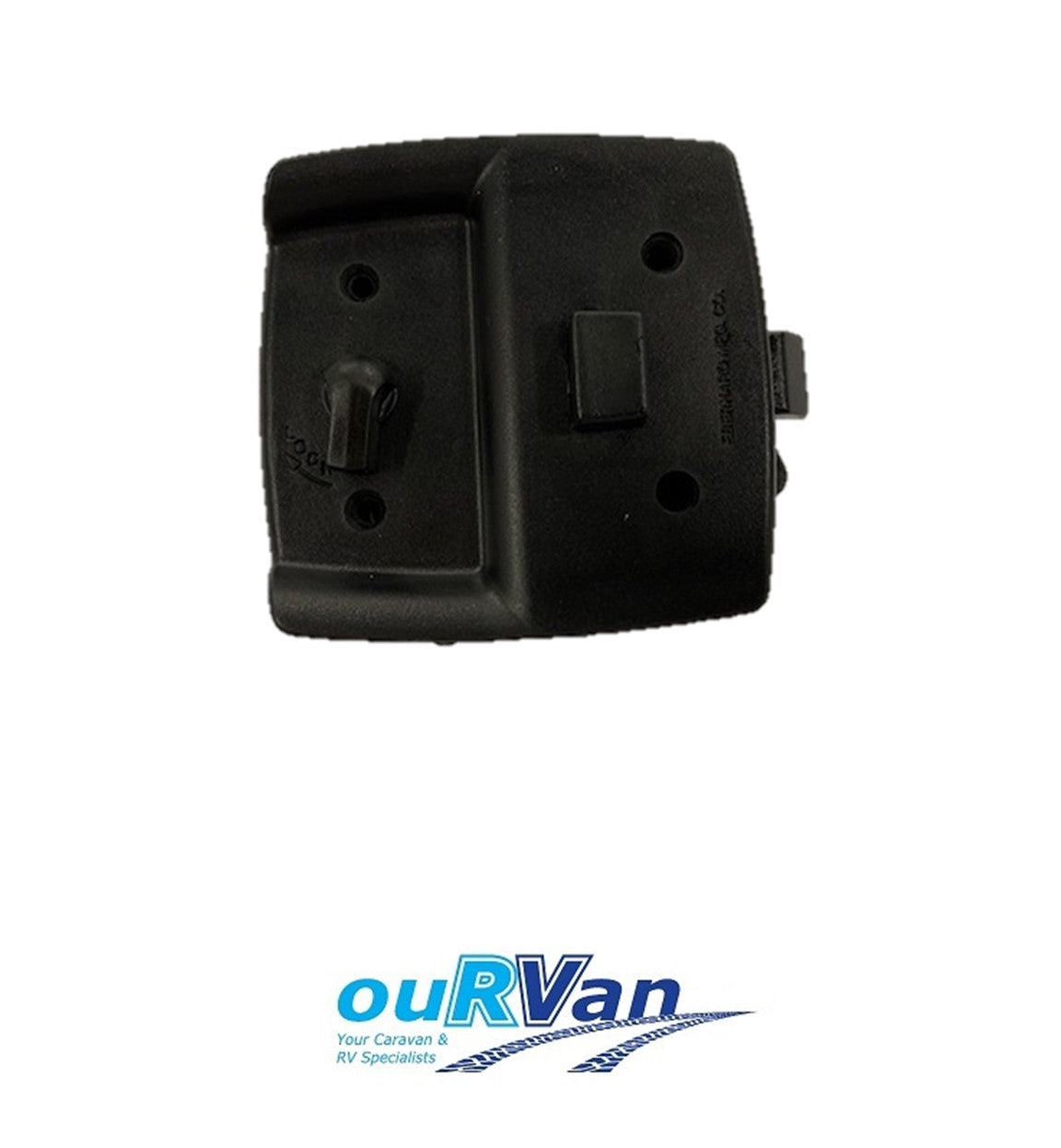 CAMPER DOOR LOCK SET BLACK (PRE 2013) C8513U