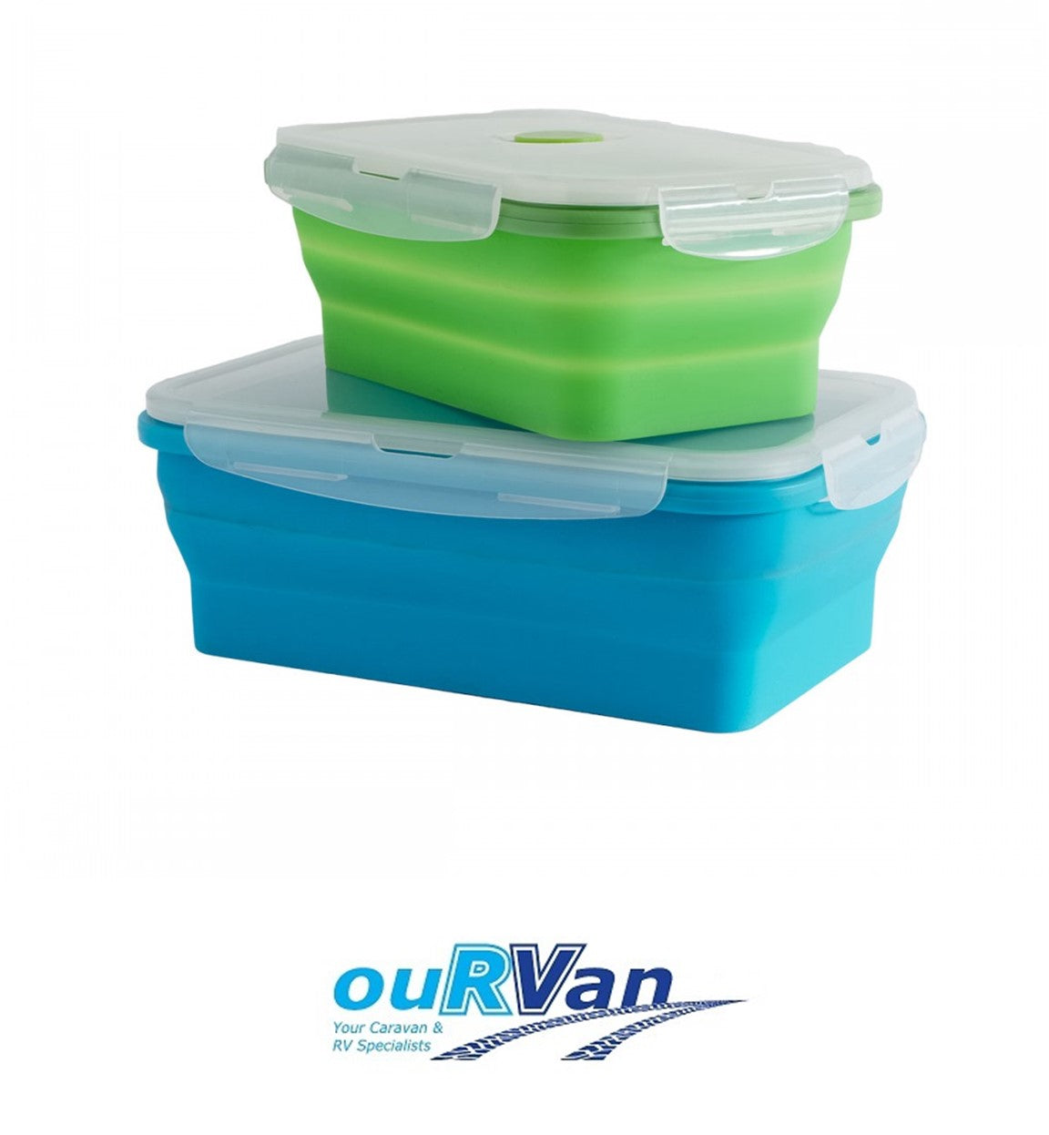 Set Of 2 Collapsible Rectangle Containers Clp21