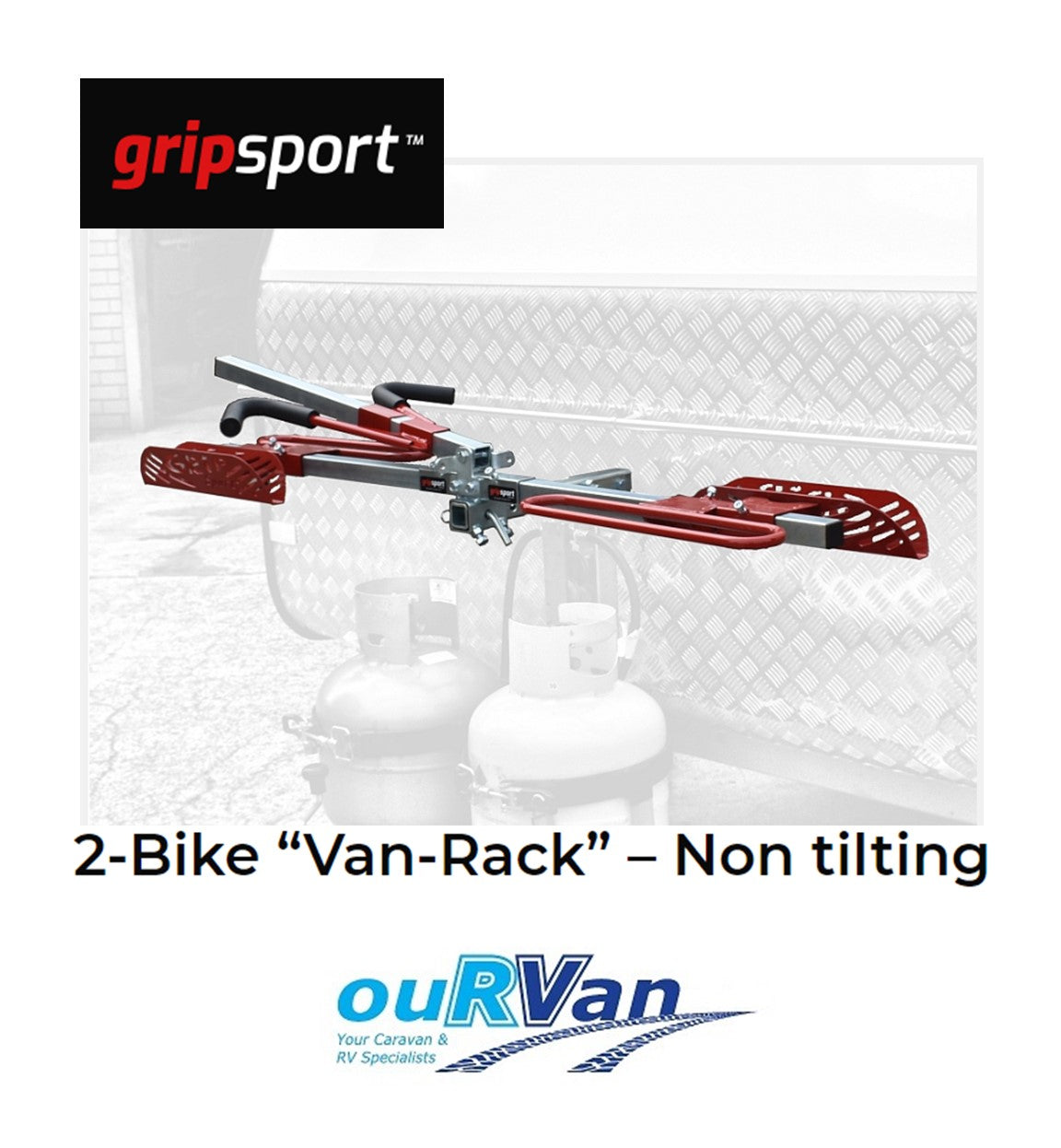 GripSport 2 bike van rack, Non-tilting GSR022