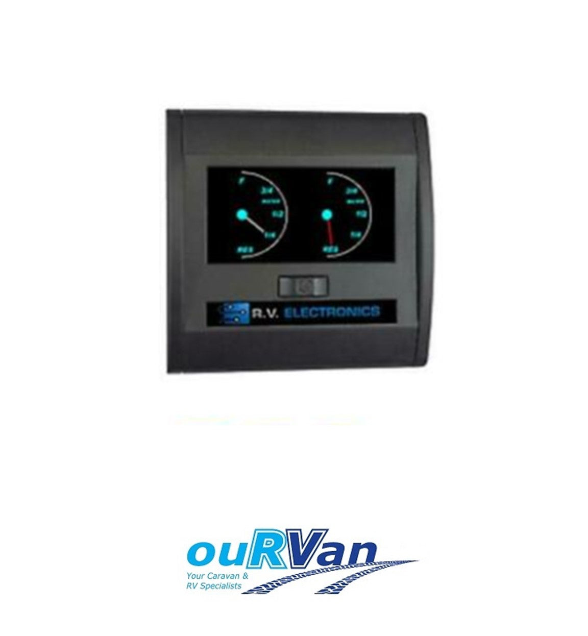RV Electronics Double Water Tank Gauge Level Indicator Caravan Camper LCD0196T