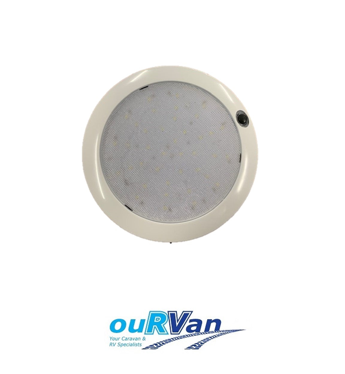 Led Light Round White With Switch 180mm Led180ws