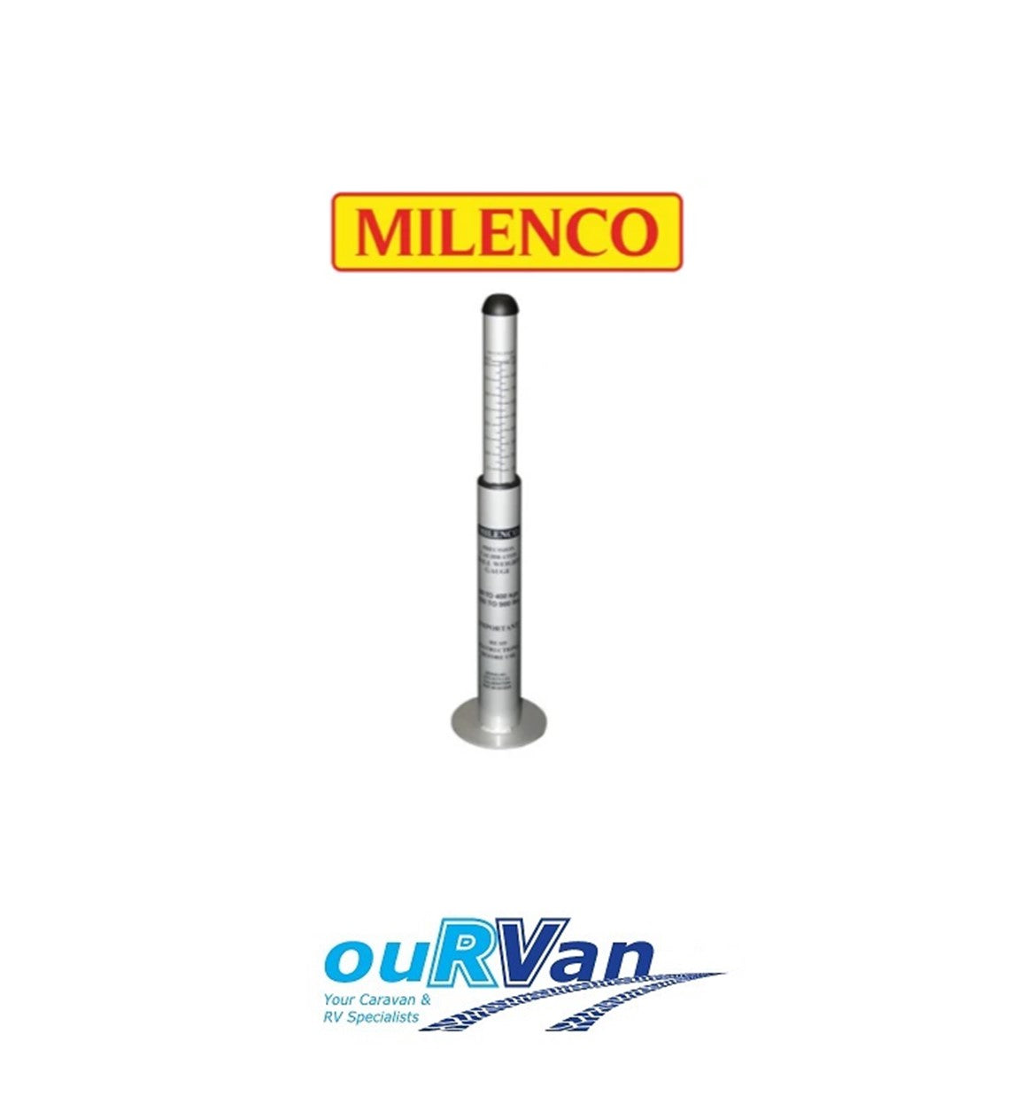 MILENCO TOW BALL NOSE WEIGHT SCALES GAUGE 400KG CARAVAN TRAILER CAMPER M-3155