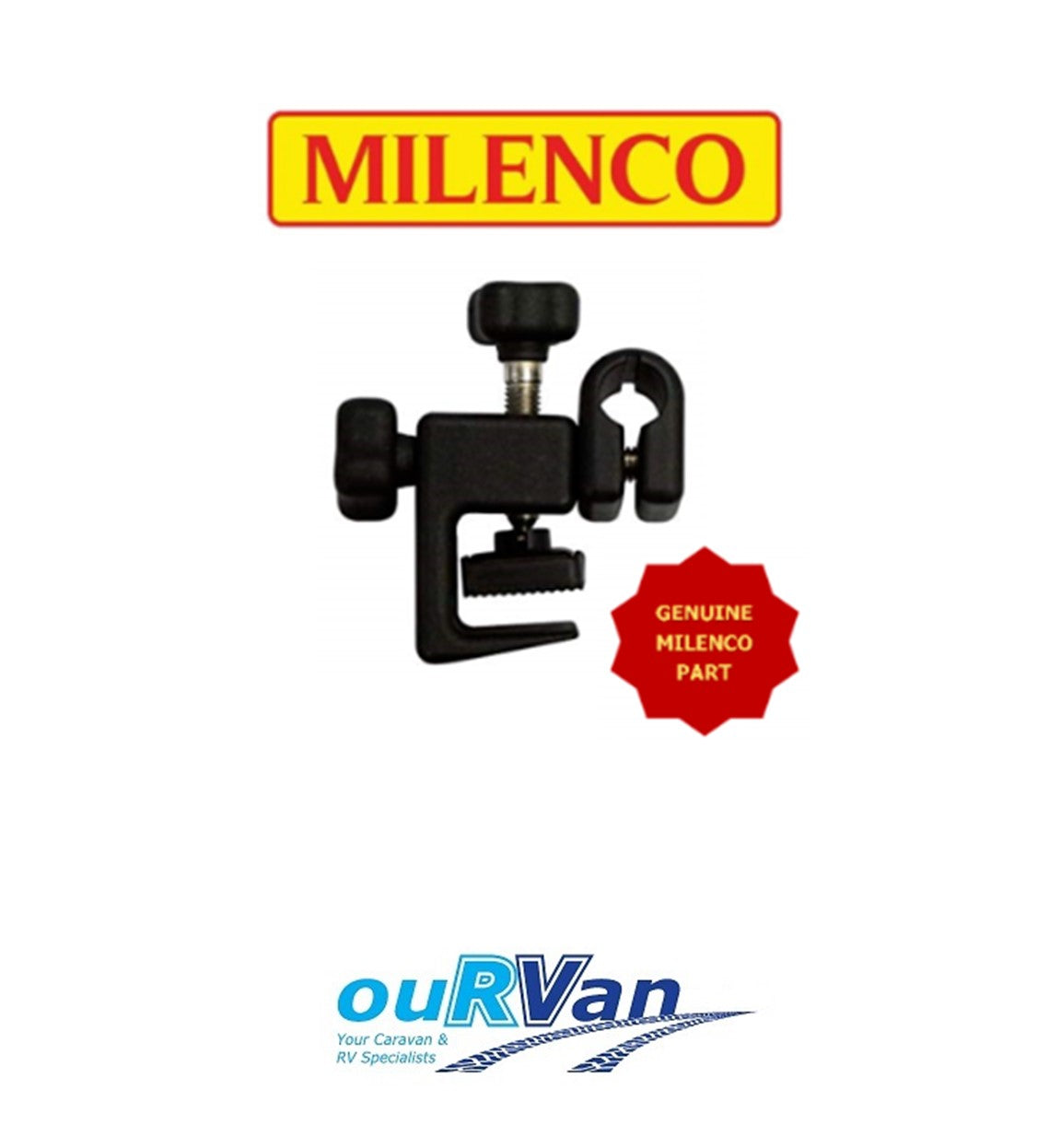 Milenco Spare Clamp For Aero, Grand Aero And Falcon Towing Mirrors