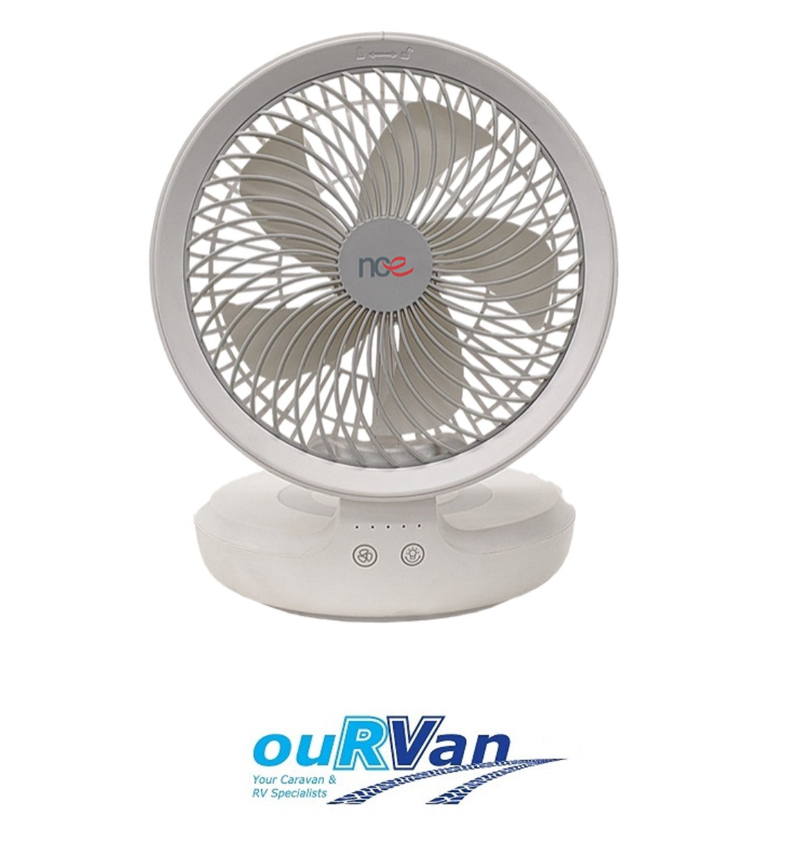Nce 12 Volt Oscillating Fan White Nceoscfanwh