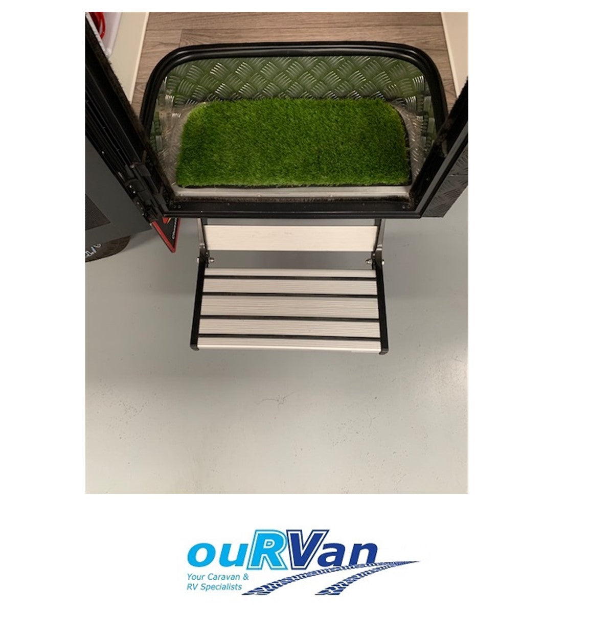 Caravan Door Step Grass Mat 610mm X 270mm Rv00012