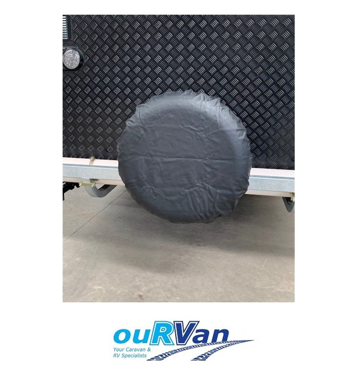 CARAVAN SPARE TYRE WHEEL COVER WITHOUT LOGO SUIT TYRE 235/75/15 CARAVAN RV RV00006