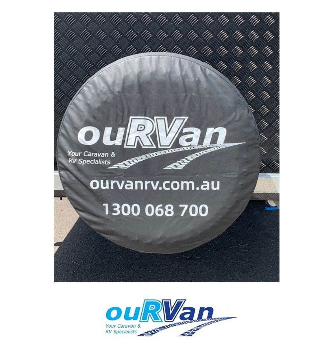 CARAVAN SPARE TYRE WHEEL COVER WITH LOGO SUIT TYRE 245/75/16 CARAVAN RV