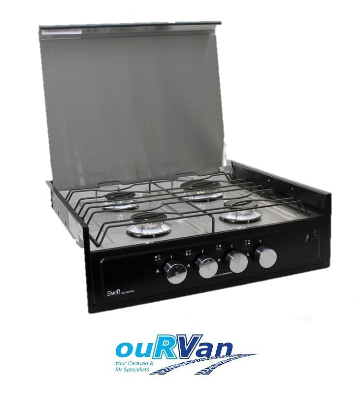 Swift 4 Burner Gas Stove 503ct Counter Top