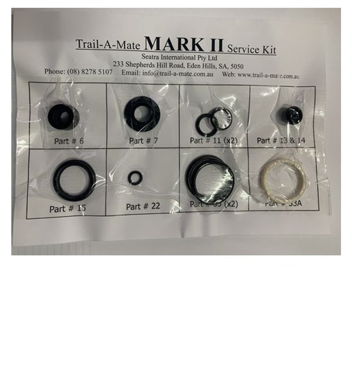 Trail A Mate Service Kit For Mk2 Mkii Mark 2 450-00091